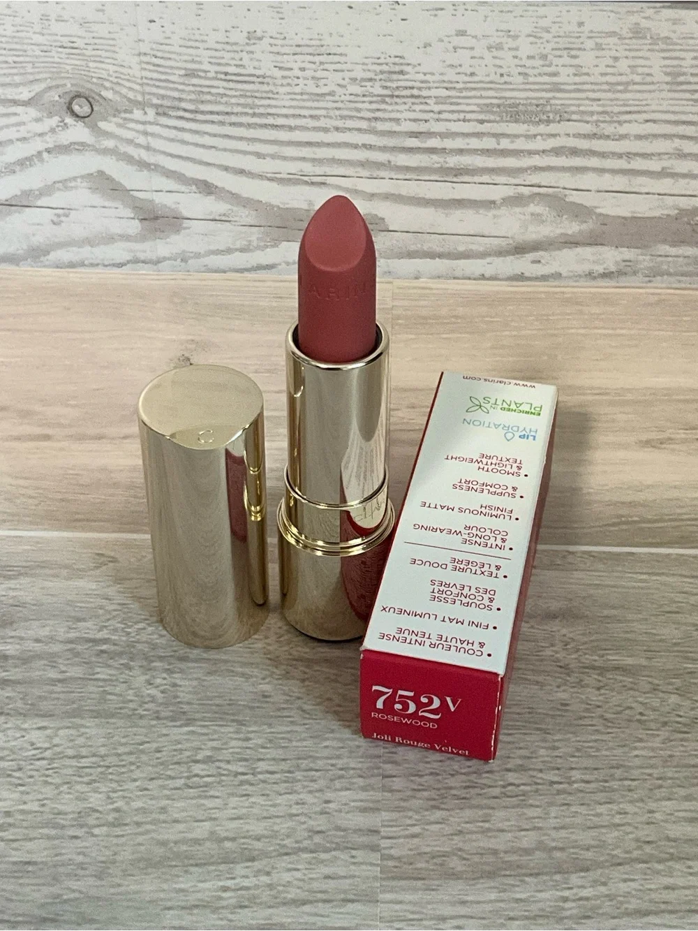 Clarins Joli Rouge Velvet Lipstick 752V - new in box